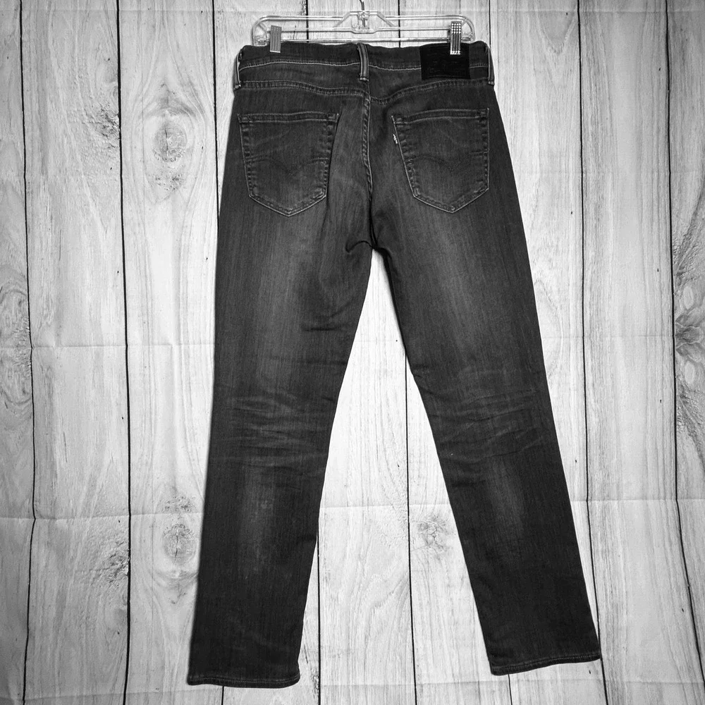 Levi 511‎ Jeans Mens 32x30 Black Dark Wash Straight Leg Denim Gorpcore Casual